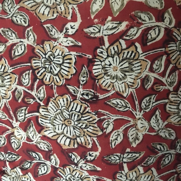 NWOT Indian Block Print Pillow or Cushion Cover - Picture 4 of 4